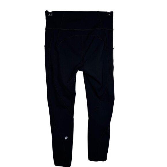 Lululemon Black High-Rise Capri Leggings Size 6 - Picture 6 of 10